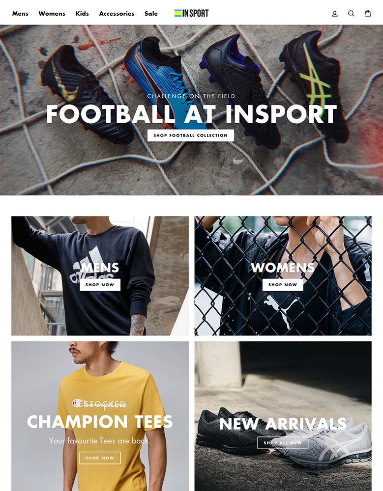 impulse shopify sport theme demo
