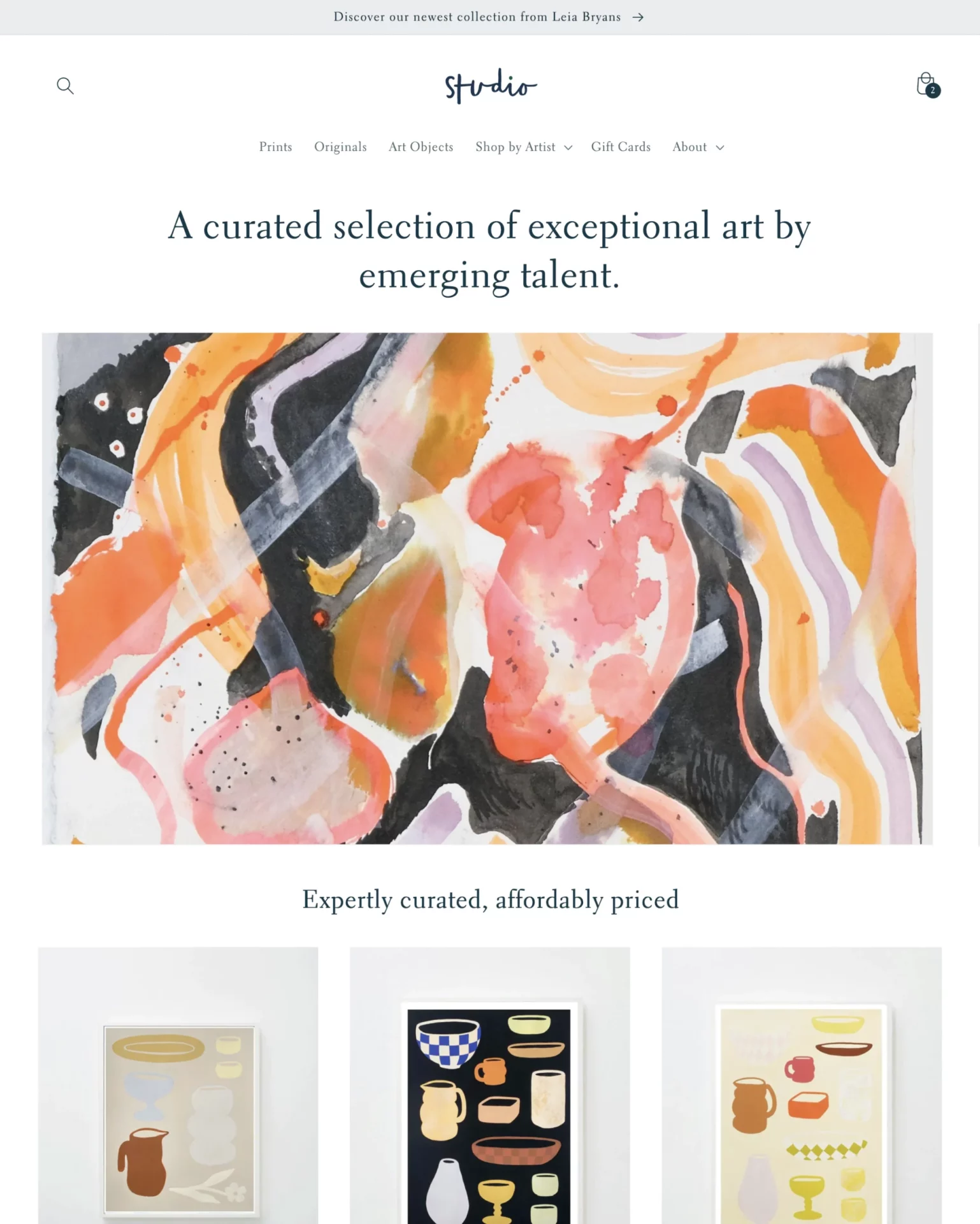 studio theme shopify