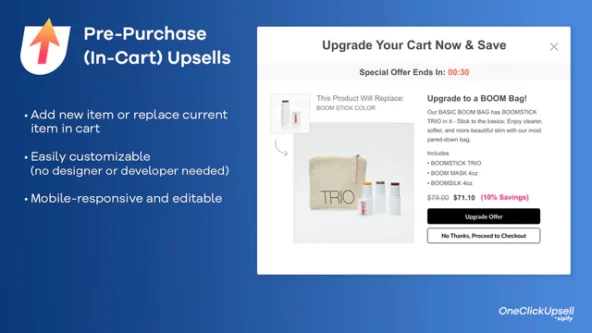 One Click Upsell - Zipify OCU 