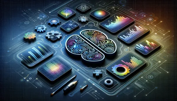 Customization Through Shopify Functions - Detailed interface: AI, analytics, customization icons linked by vibrant lines.