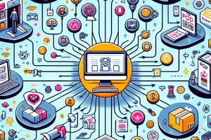 General Information on Print on Demand - An image that visually summarizes the concept of Print on Demand (POD) in a comprehensive and accessible manner.