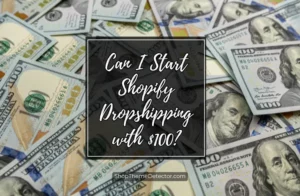 Can I Start Shopify Dropshipping with -100