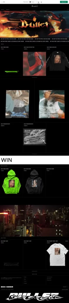 bullet shopify theme midnight