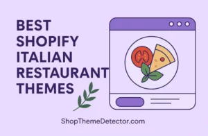 best shopify italian restaurant themes