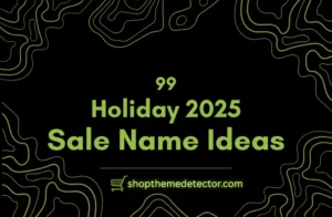 holiday sale names